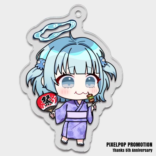 【ピクポ5周年】ピクメンSUMMERミニキャラアクリルキーホルダー【受注生産】