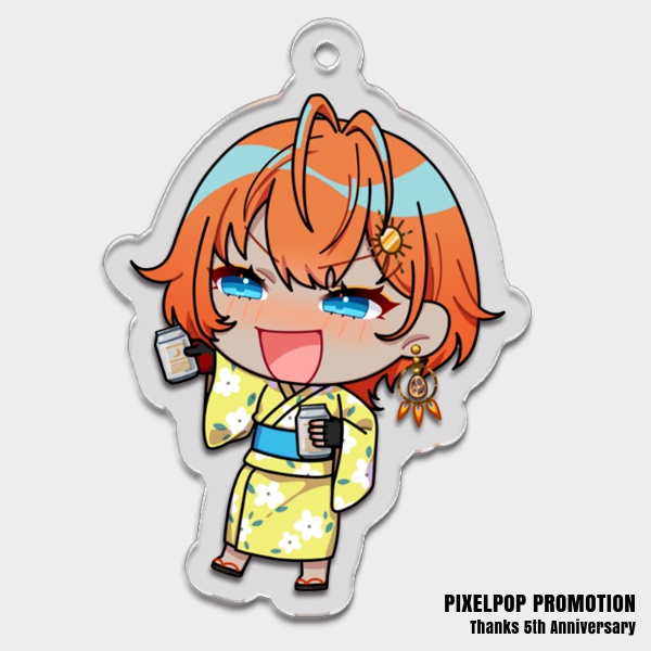 【ピクポ5周年】ピクメンSUMMERミニキャラアクリルキーホルダー【受注生産】