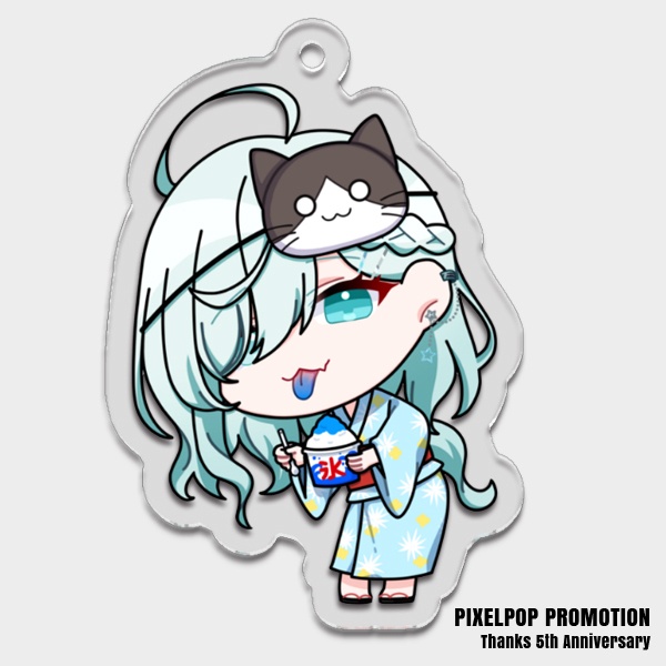 【ピクポ5周年】ピクメンSUMMERミニキャラアクリルキーホルダー【受注生産】