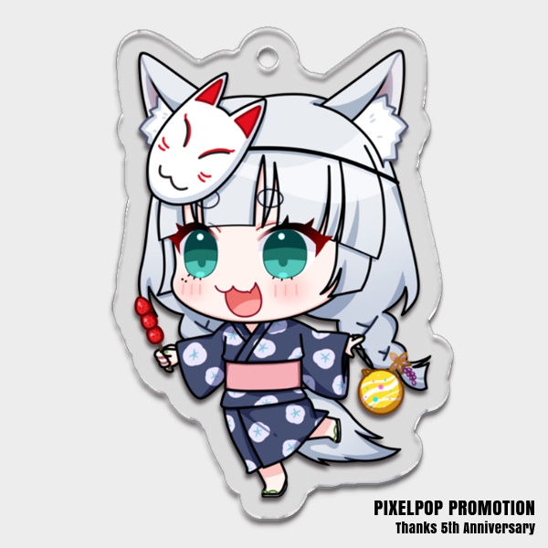 【ピクポ5周年】ピクメンSUMMERミニキャラアクリルキーホルダー【受注生産】