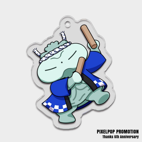【ピクポ5周年】ピクメンSUMMERミニキャラアクリルキーホルダー【受注生産】