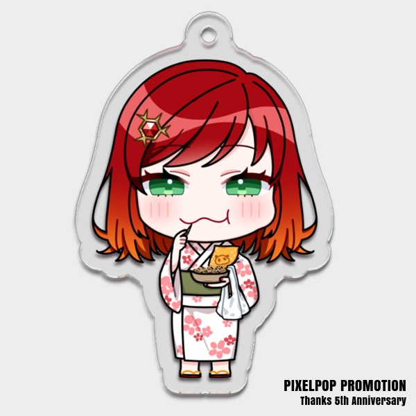 【ピクポ5周年】ピクメンSUMMERミニキャラアクリルキーホルダー【受注生産】