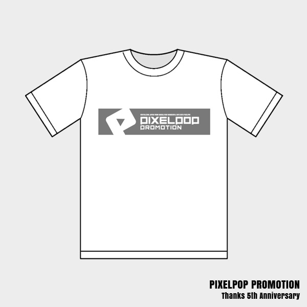 【ピクポ5周年】シンプルロゴTシャツ【再販 / 受注生産】