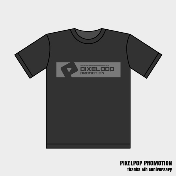 【ピクポ5周年】シンプルロゴTシャツ【再販 / 受注生産】
