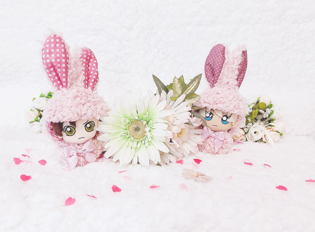 ぬいぐるみ用ウサギグルミ(色:シェリーピンク)