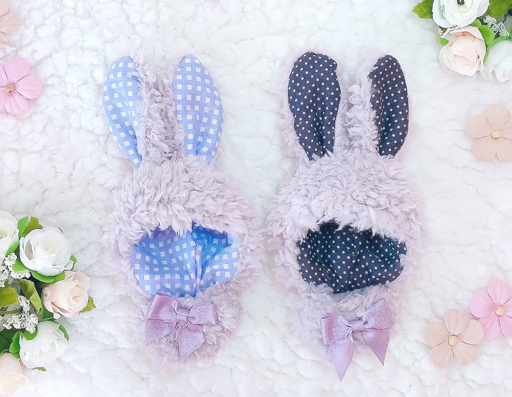 ぬいぐるみ用ウサギグルミ(色:ステラパープル)