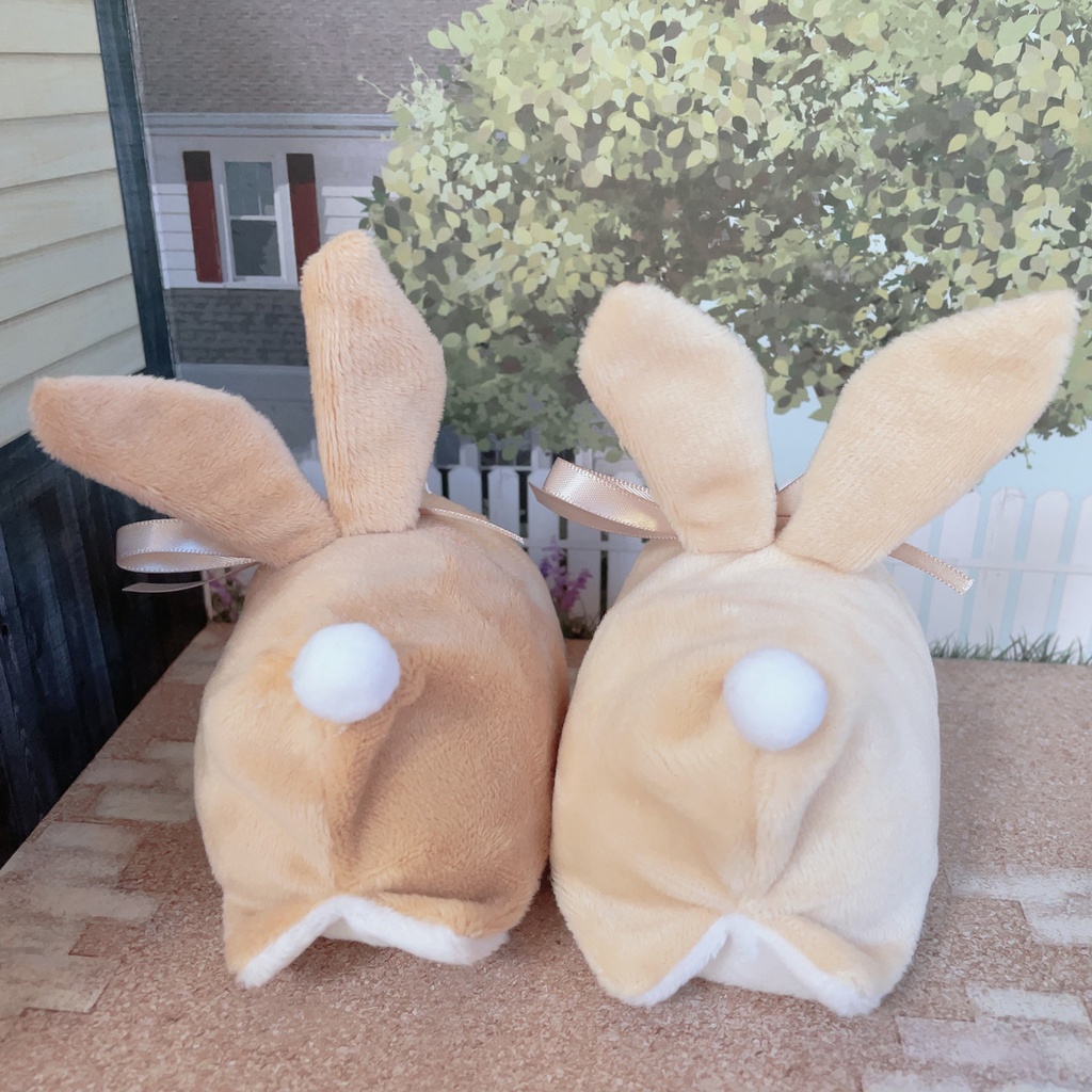 もちマス用着ぐるみ 茶系ウサギ