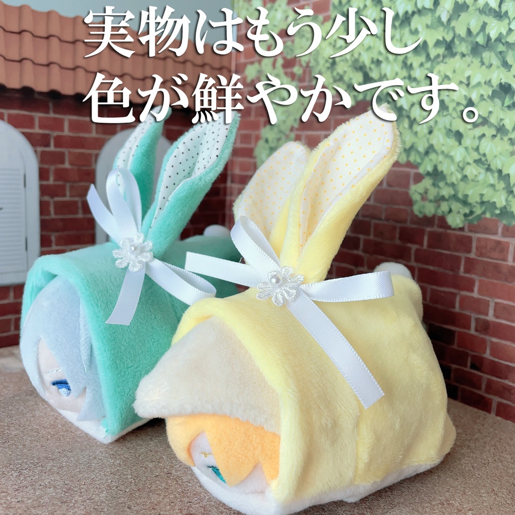 もちマス用着ぐるみ(ミントグリーン&ライトイエロー)