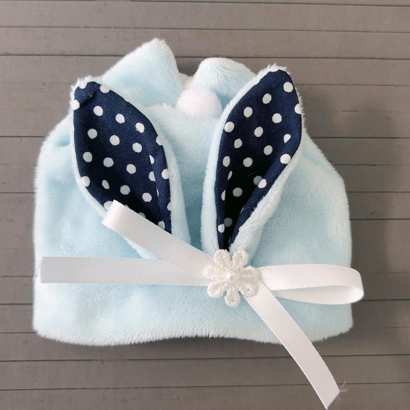 もちもちマスコット用ウサギの着ぐるみ(サックス)