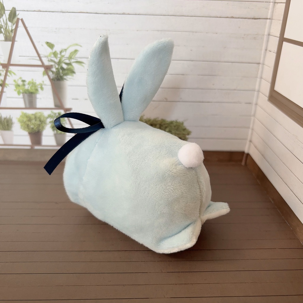 もちもちマスコット用ウサギの着ぐるみ(サックス)