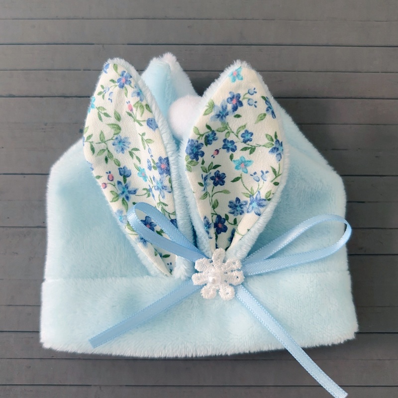 もちもちマスコット用ウサギの着ぐるみ(サックス)