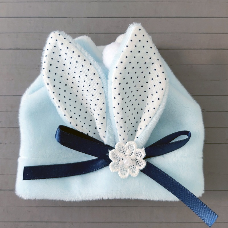 もちもちマスコット用ウサギの着ぐるみ(サックス)