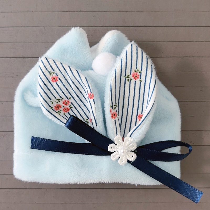 もちもちマスコット用ウサギの着ぐるみ(サックス)