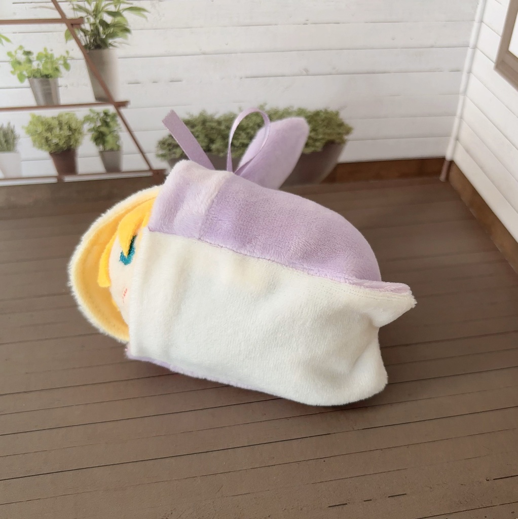 もちもちマスコット用ウサギの着ぐるみ(薄紫)