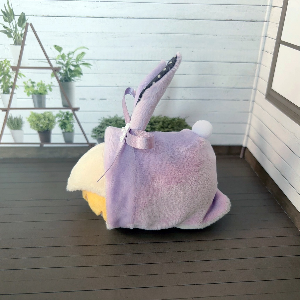 もちもちマスコット用ウサギの着ぐるみ(薄紫)