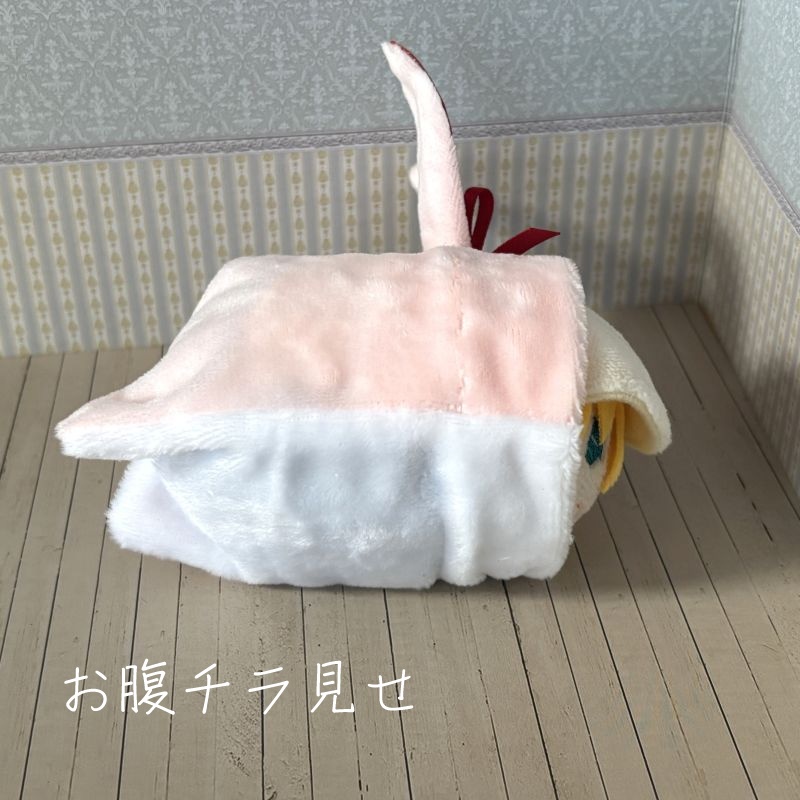 もちもちマスコット用ウサギの着ぐるみ(ホワイト&ピンク)