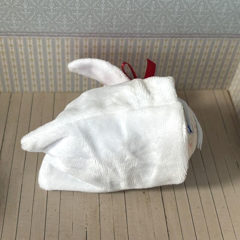 もちもちマスコット用ウサギの着ぐるみ(ホワイト&ピンク)