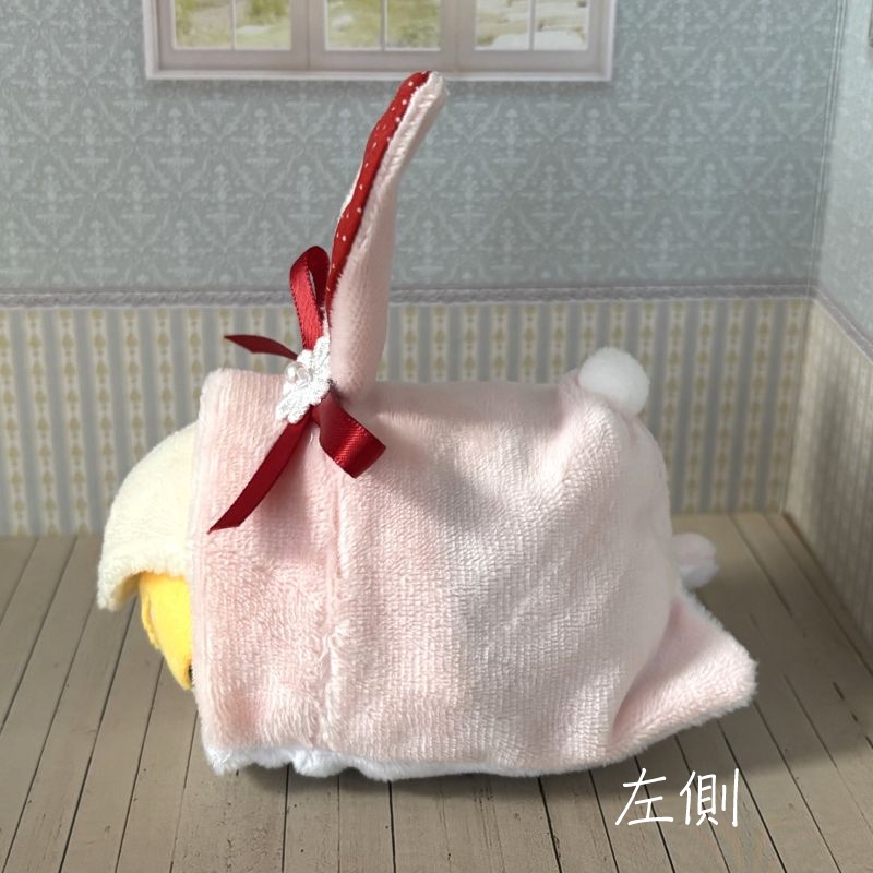 もちもちマスコット用ウサギの着ぐるみ(ホワイト&ピンク)