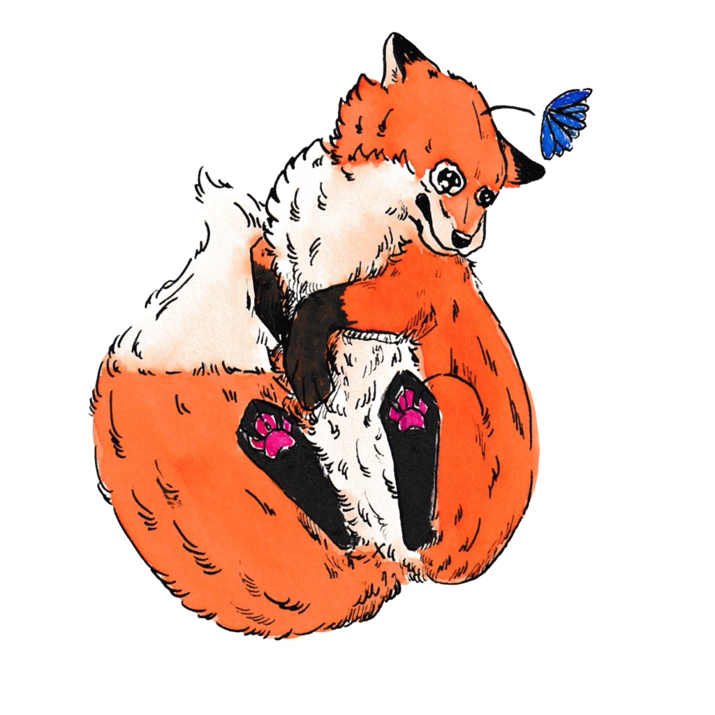 悲しむはなちゃん🌸🦊