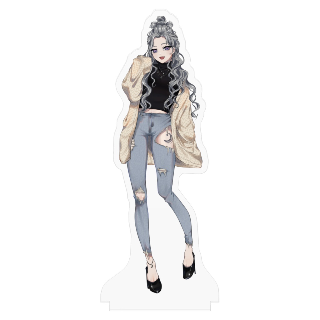 デート私服アクリルスタンド(100mm×100mm)