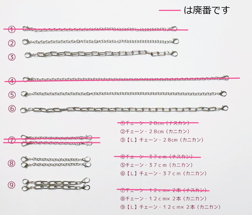 シルバーチェーン②~⑨