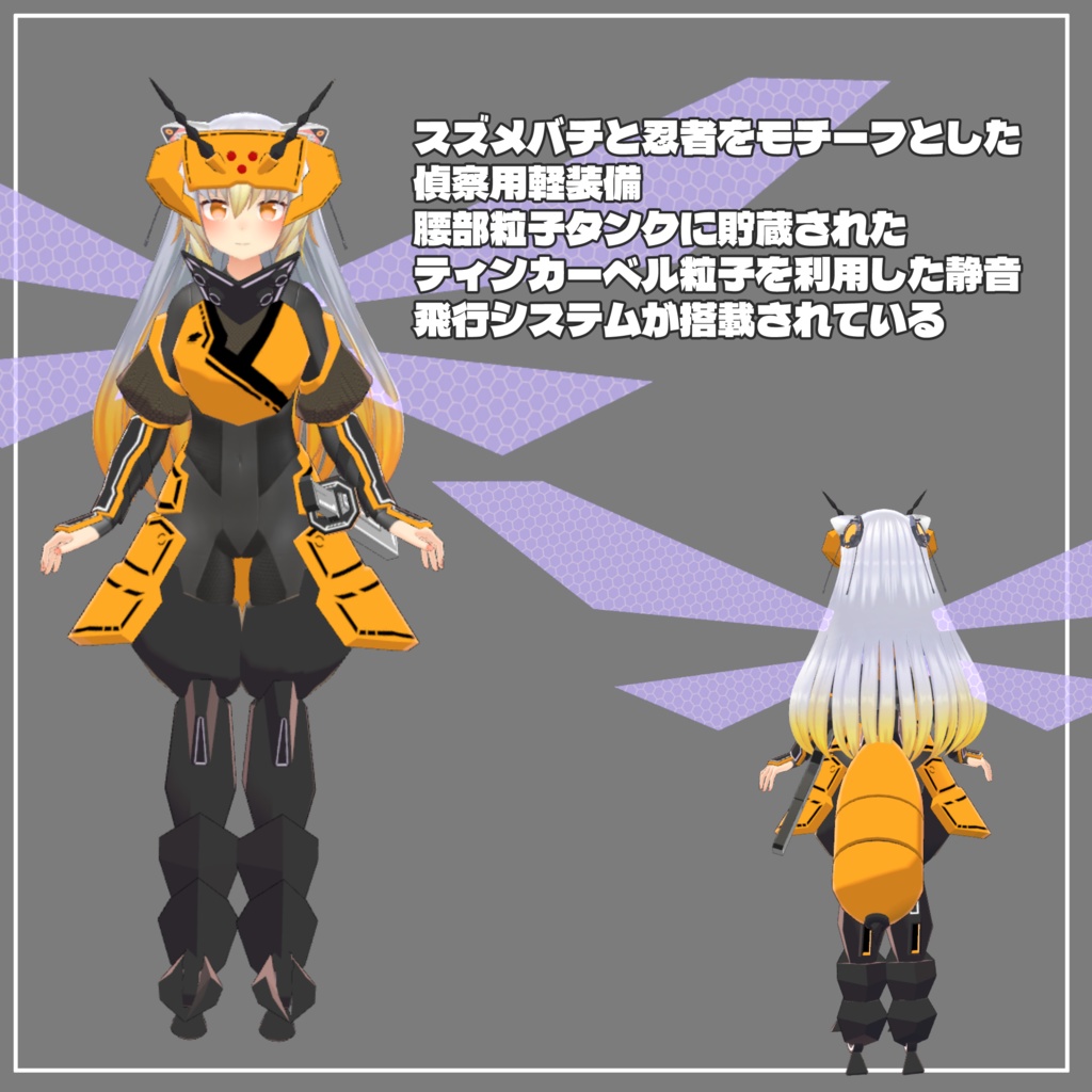軽装型偵察装備ヴェスパー【ますきゃっとぷらす用】