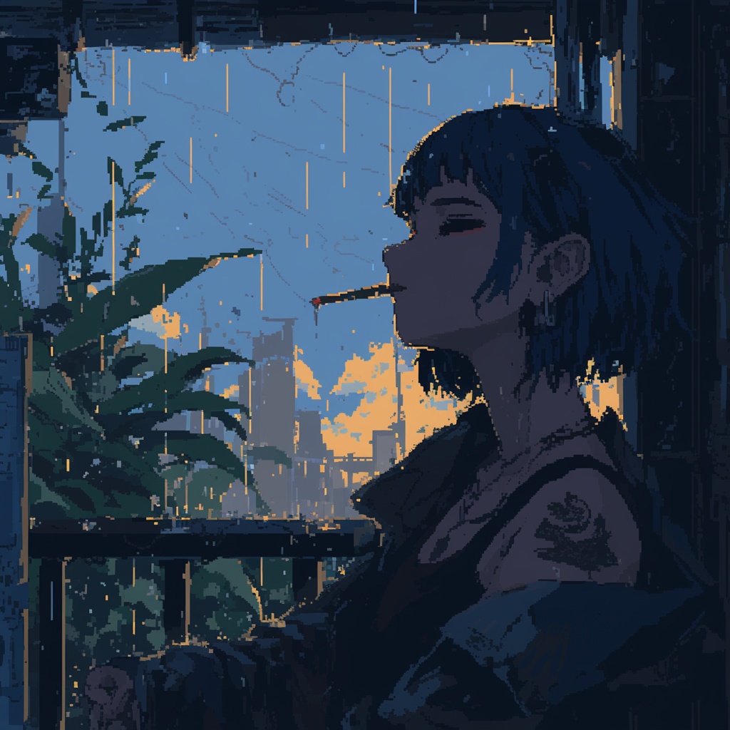 フリーbgm集【Lofi Rain】mixtape-relaxbeat lofi/chill/sleep/study/relax