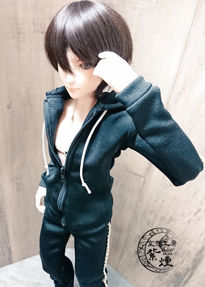 Smart Doll セットアップジャージ 黒×白