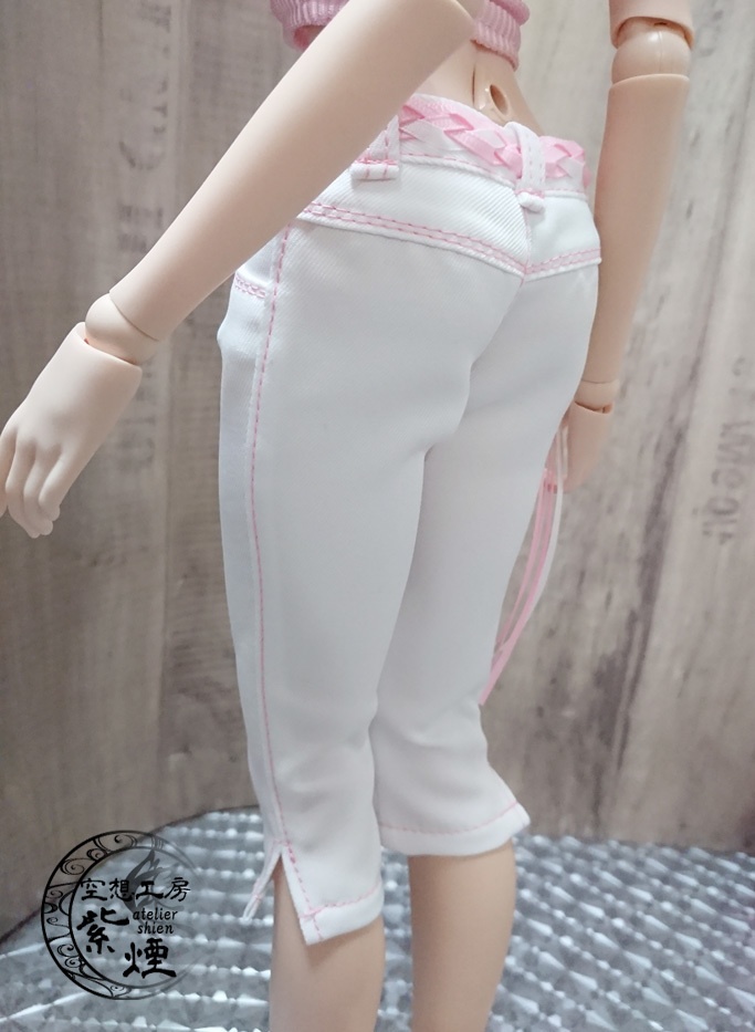 Smart Doll カラーステッチ七分丈パンツセット 桜