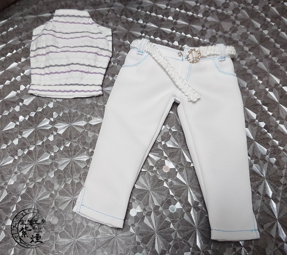 Smart Doll カラーステッチ七分丈パンツセット 渚