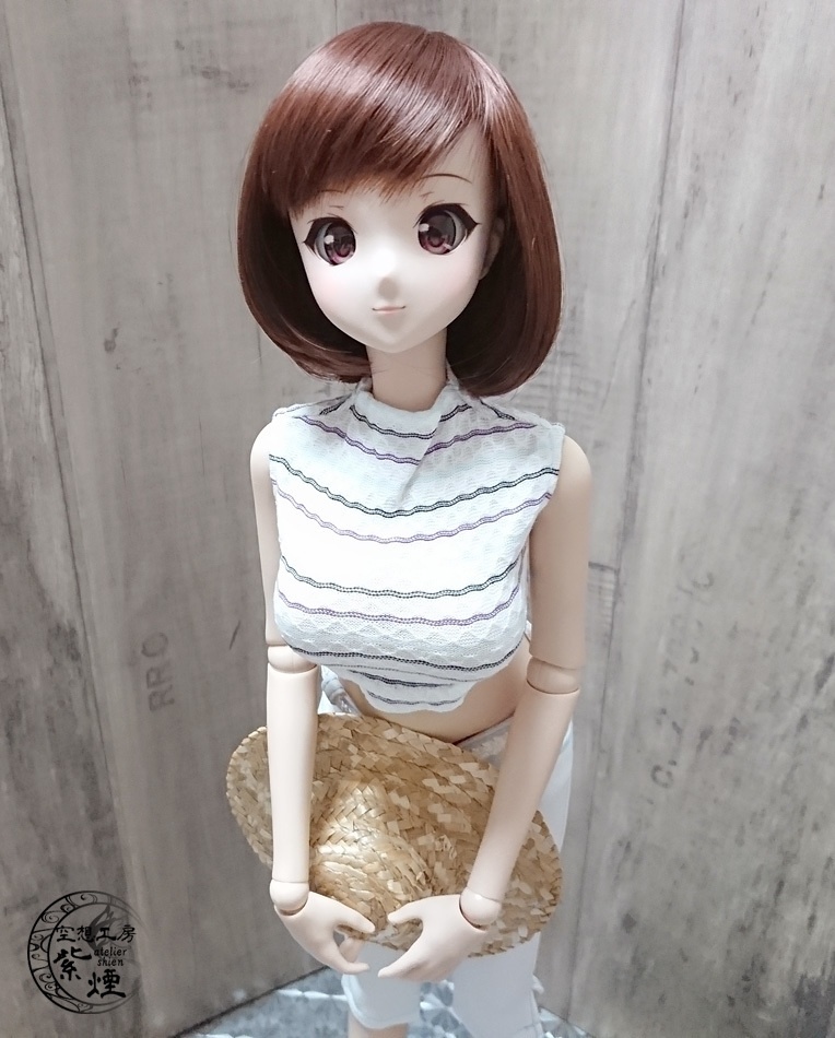 Smart Doll カラーステッチ七分丈パンツセット 渚