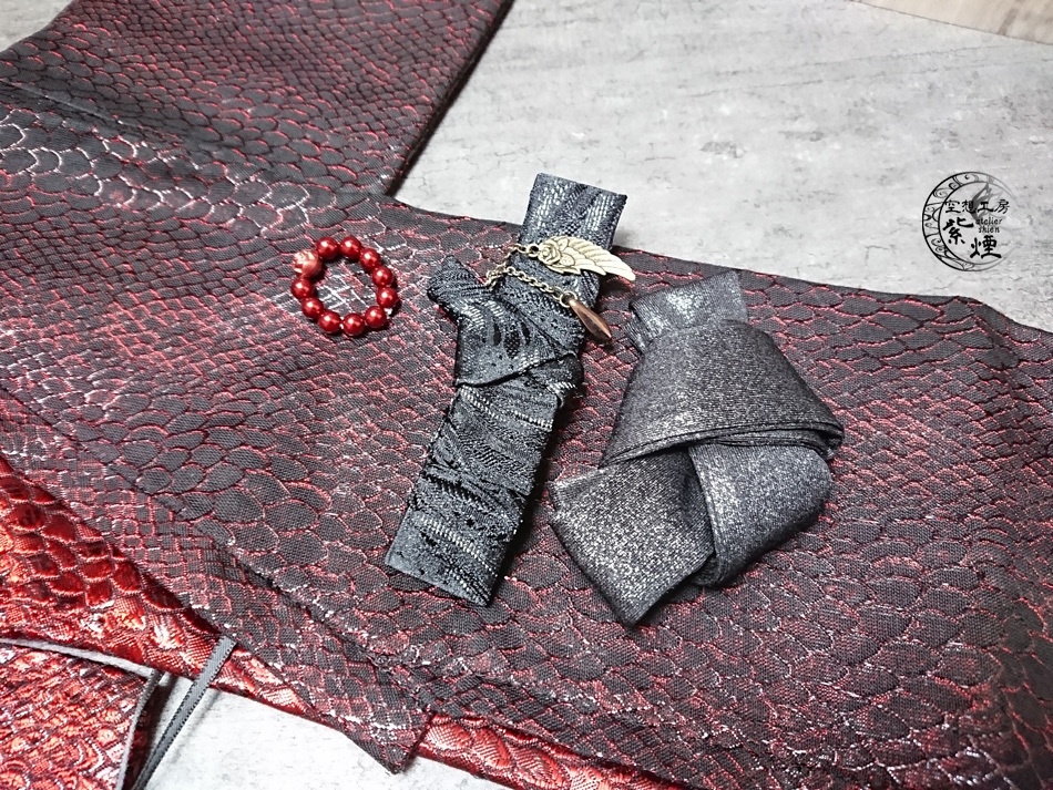 Smart Doll メンズ艶浴衣 赤×黒