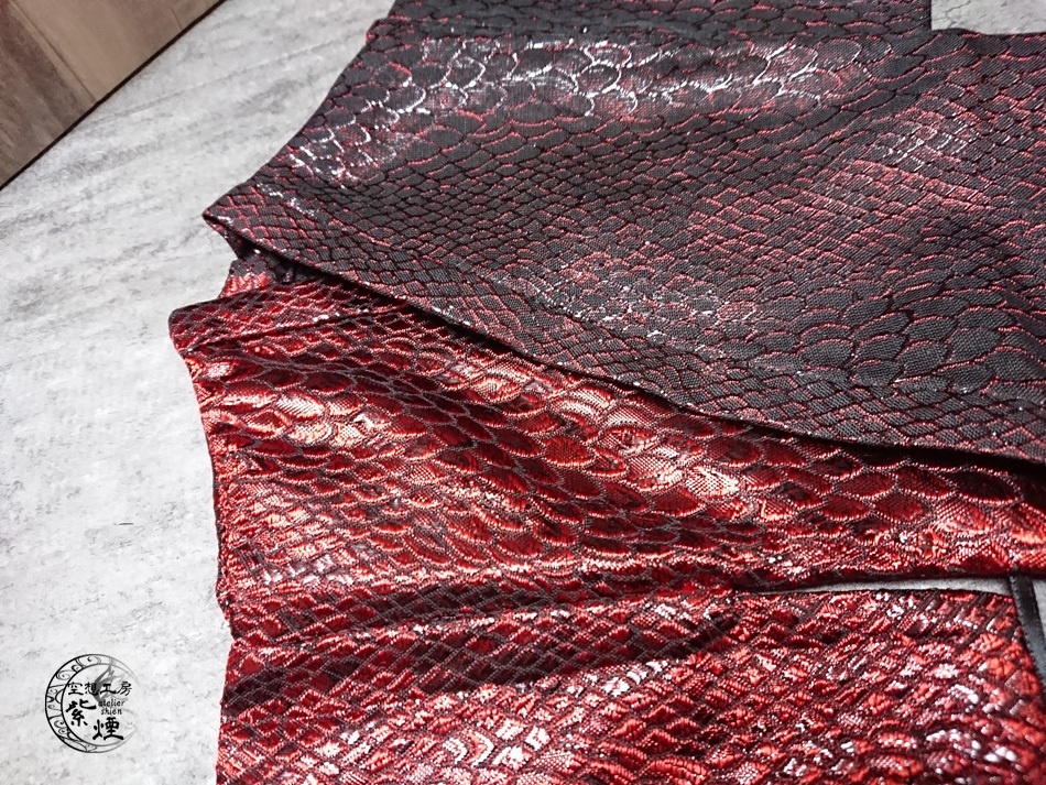 Smart Doll メンズ艶浴衣 赤×黒