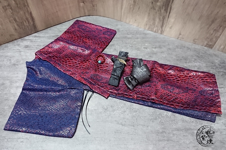 Smart Doll メンズ艶浴衣 青×赤