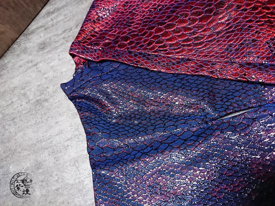 Smart Doll メンズ艶浴衣 青×赤