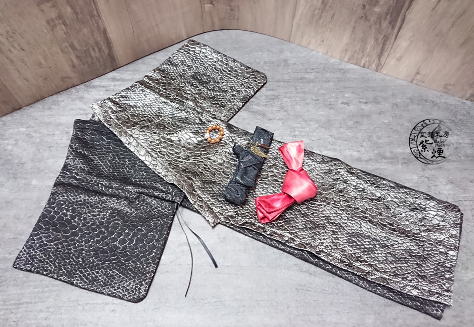 Smart Doll メンズ艶浴衣 黒×銀