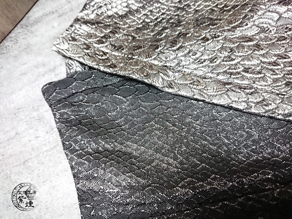 Smart Doll メンズ艶浴衣 黒×銀