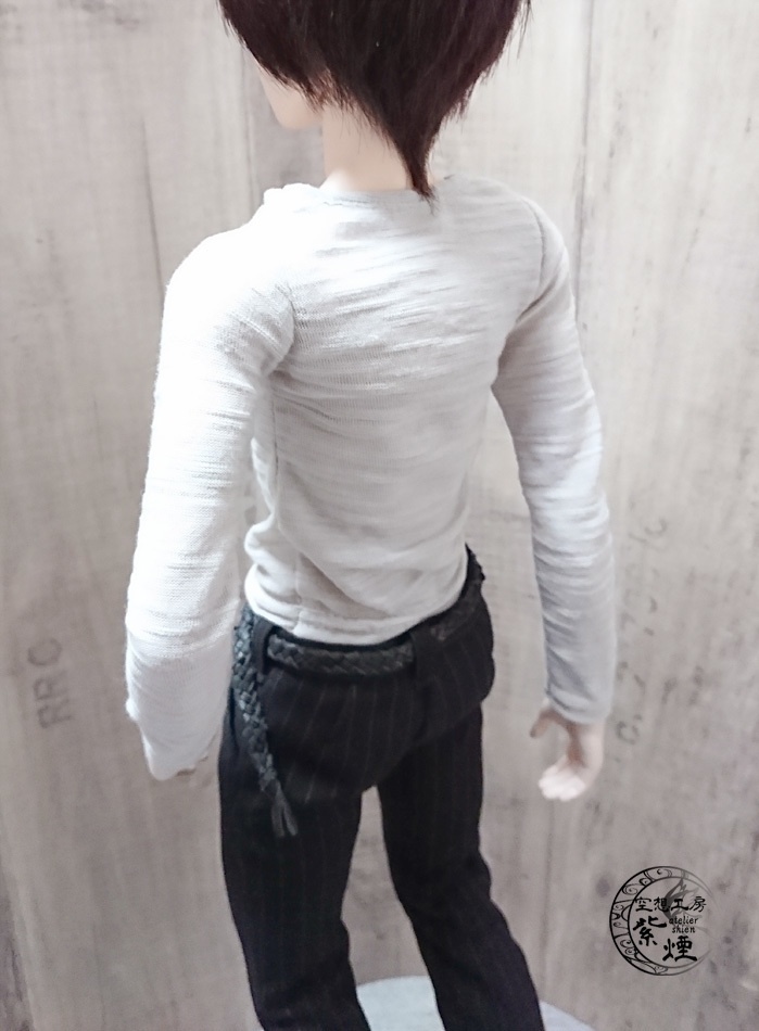 Smart Doll スラックス風パンツ ストライプ