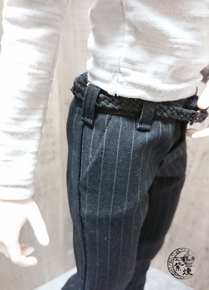 Smart Doll スラックス風パンツ ストライプ