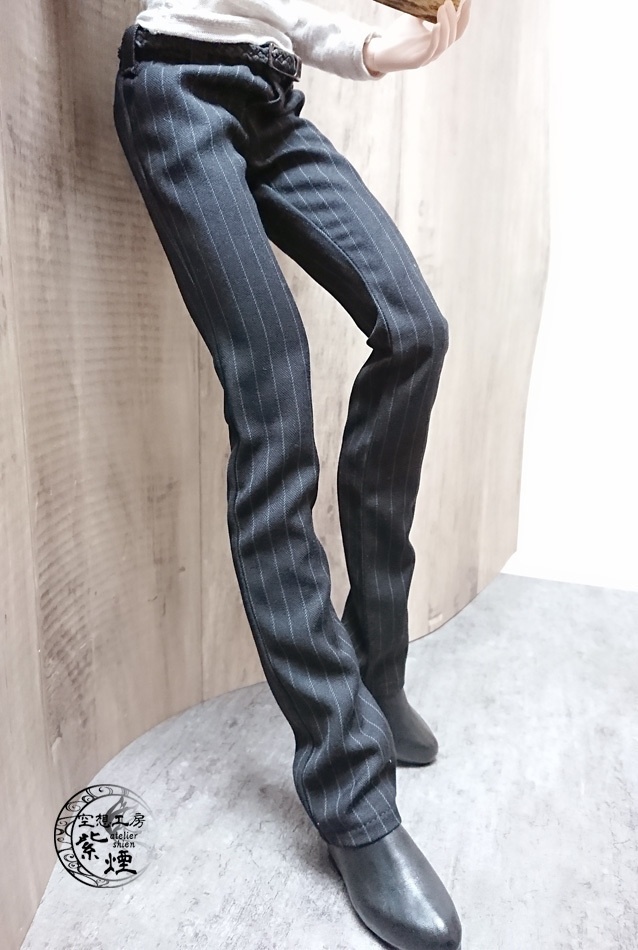Smart Doll スラックス風パンツ ストライプ