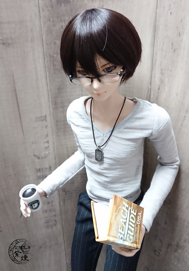 Smart Doll スラブ織Vネックカットソー