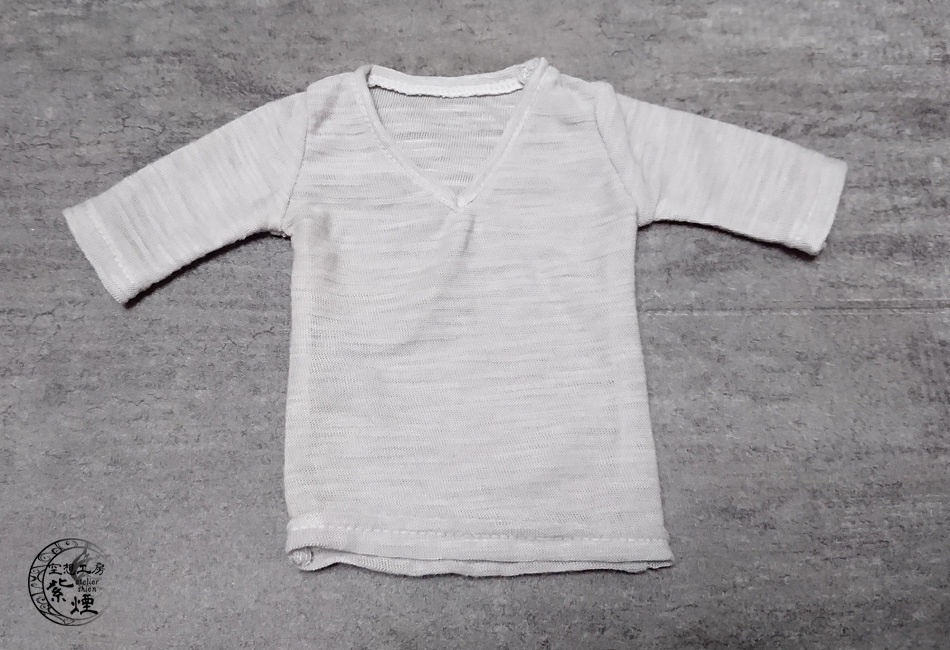 Smart Doll スラブ織Vネックカットソー