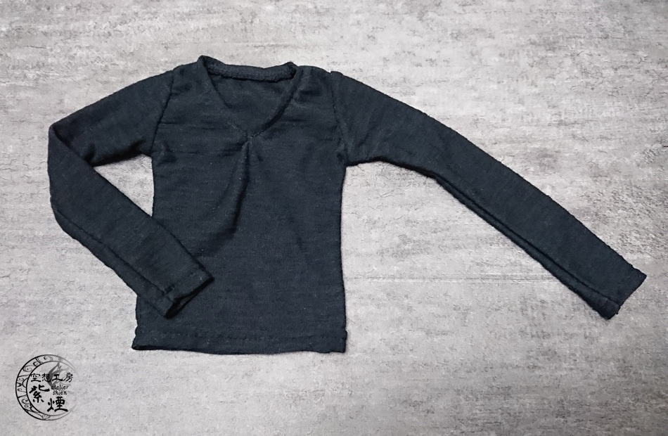 Smart Doll スラブ織Vネックカットソー