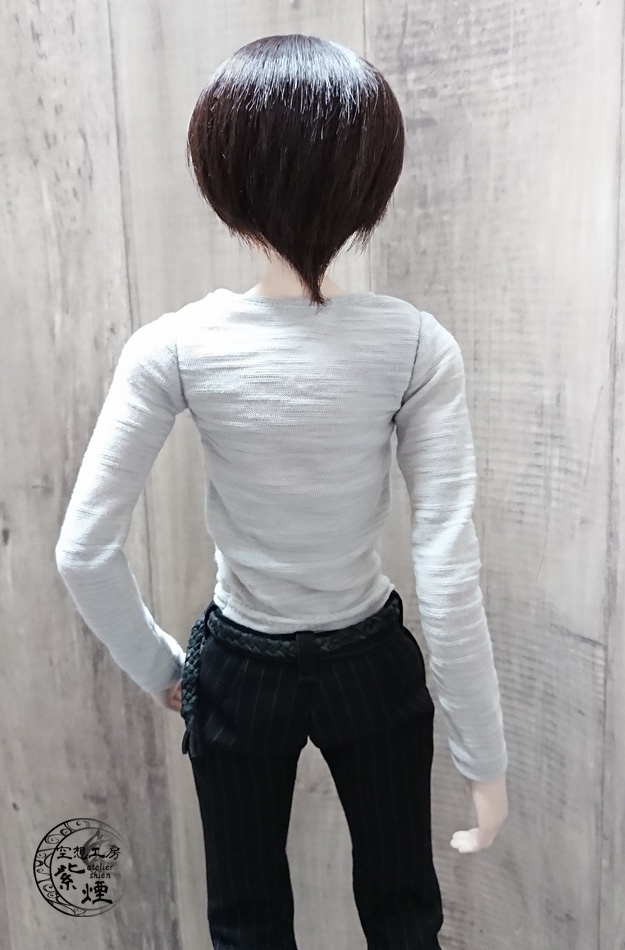 Smart Doll スラブ織Vネックカットソー