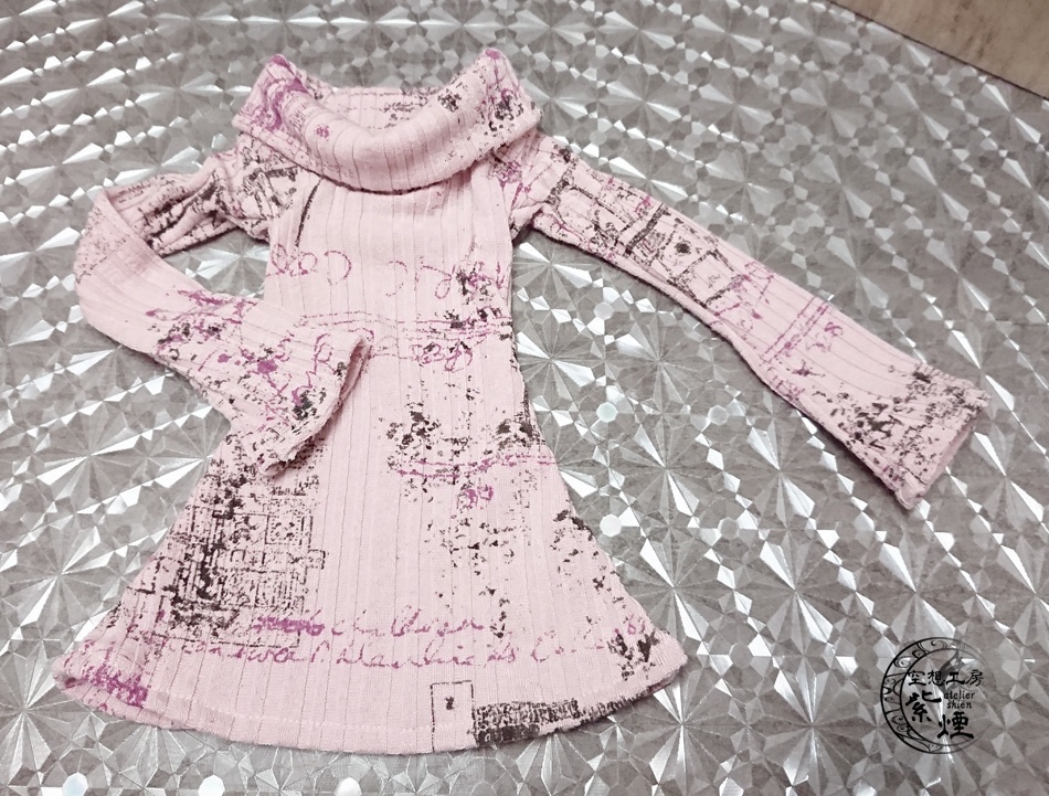 Smart Doll リブニットワンピース フレアシルエット