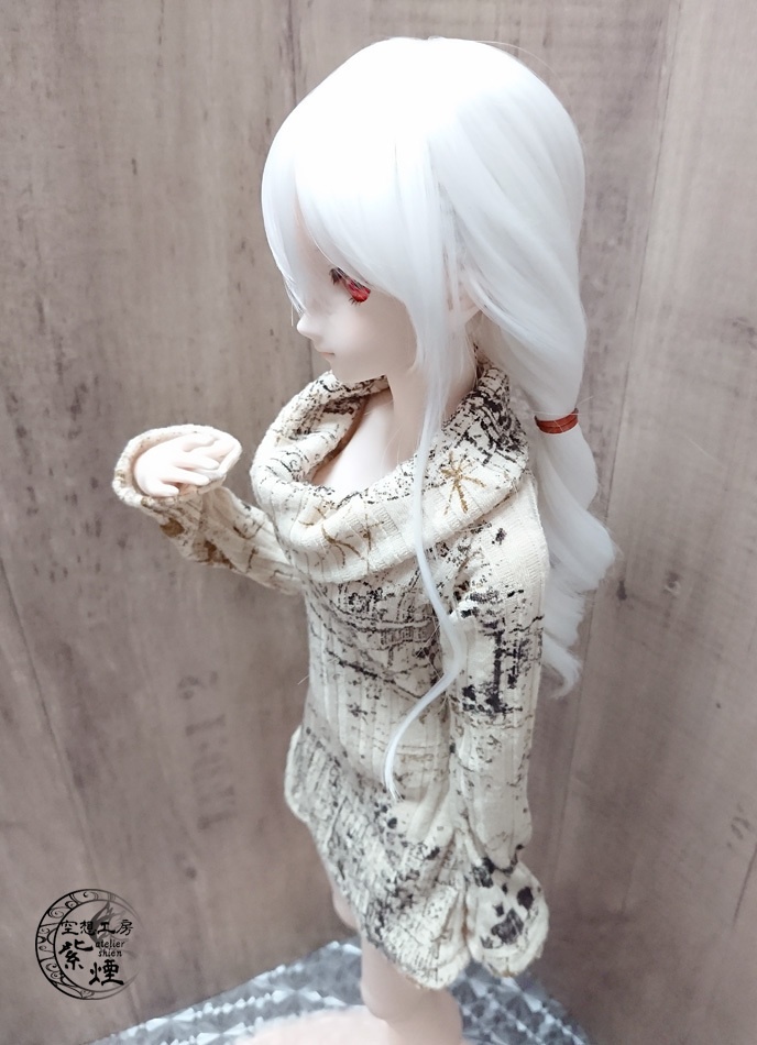 Smart Doll リブニットワンピース フレアシルエット