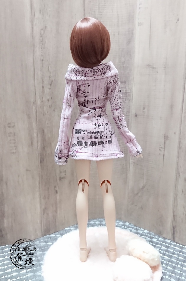 Smart Doll リブニットワンピース フレアシルエット