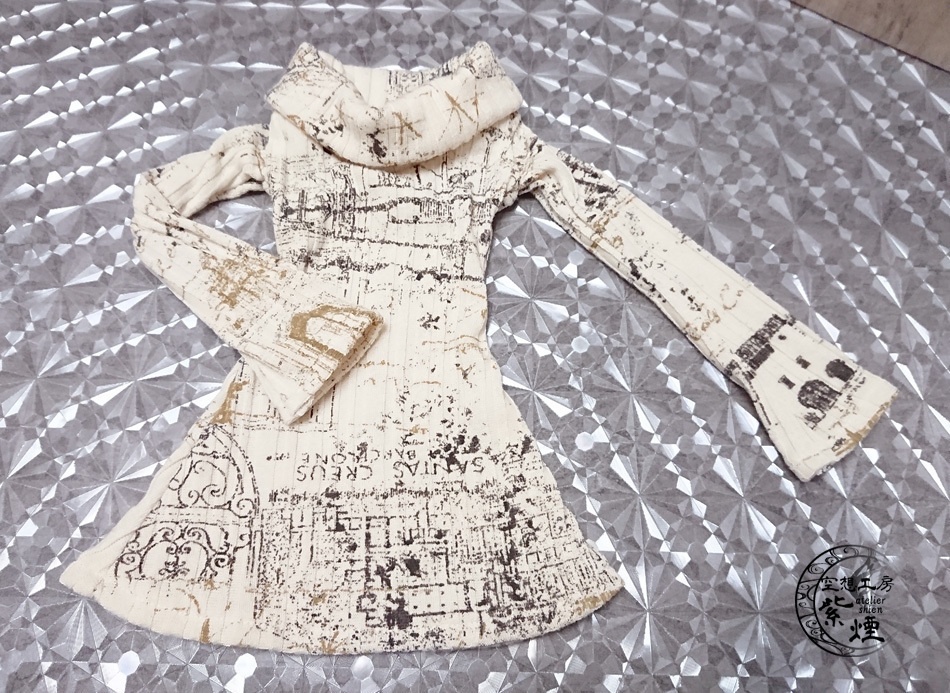 Smart Doll リブニットワンピース フレアシルエット