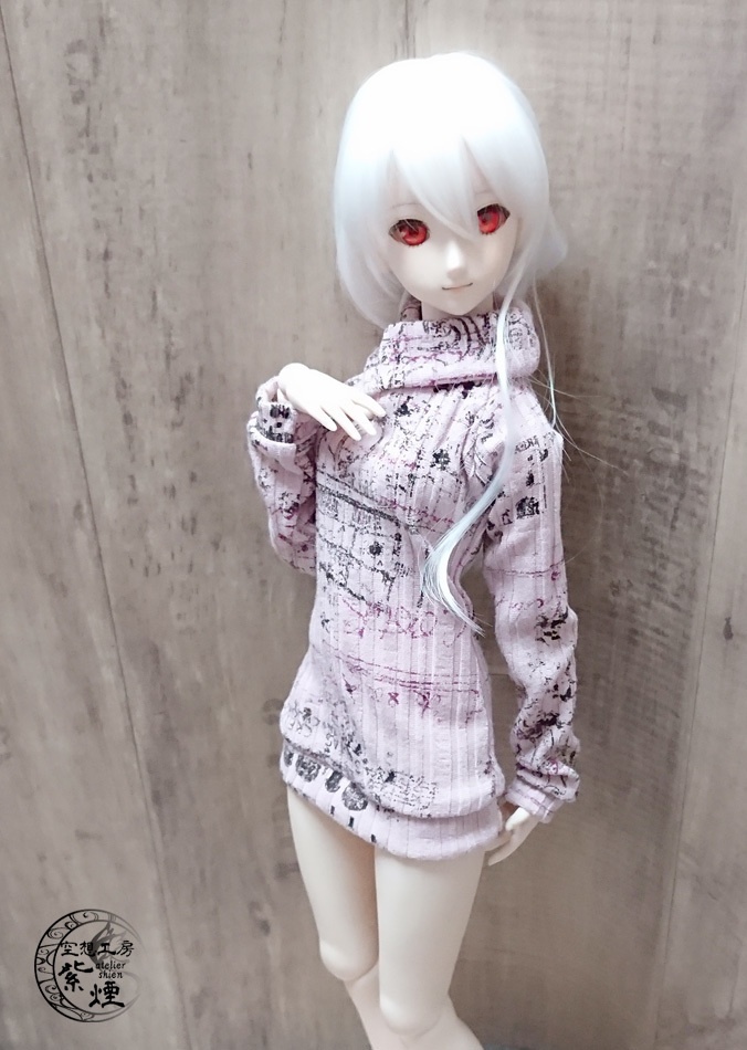 Smart Doll リブニットワンピース コクーンシルエット