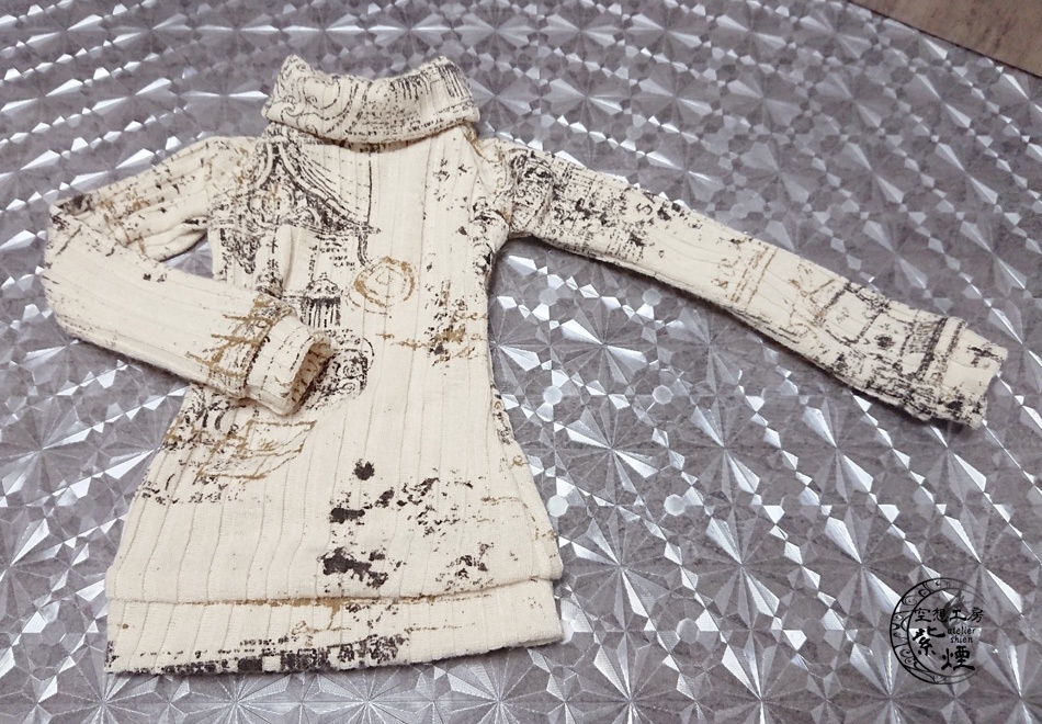 Smart Doll リブニットワンピース コクーンシルエット